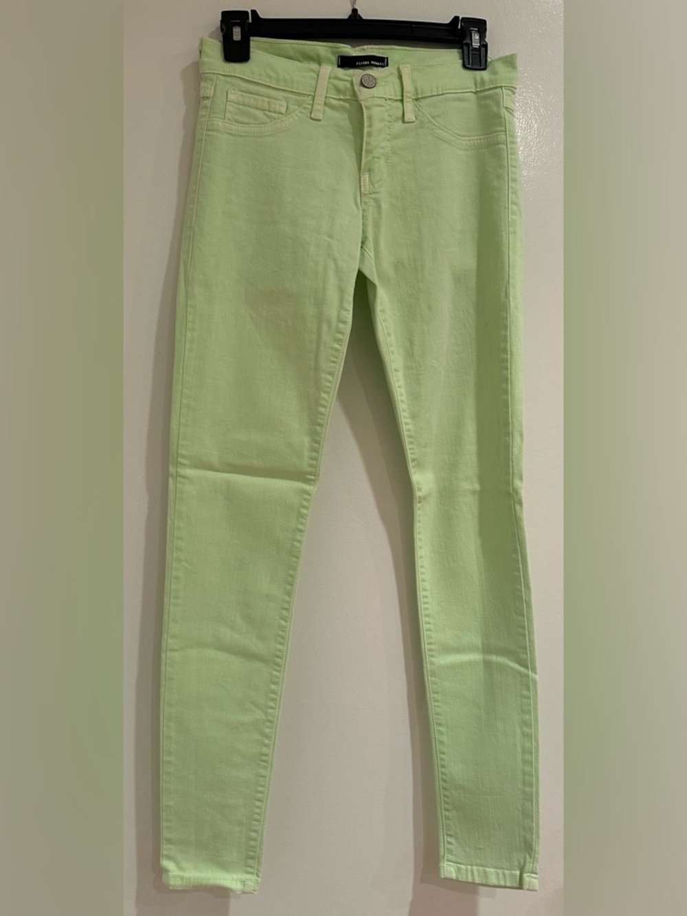 Flying Monkey Lime Green Skinny Jeans Size 5